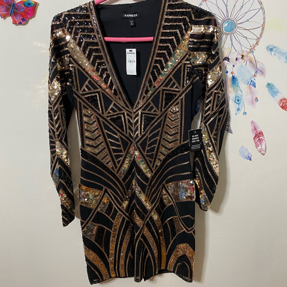 Dress sequin express